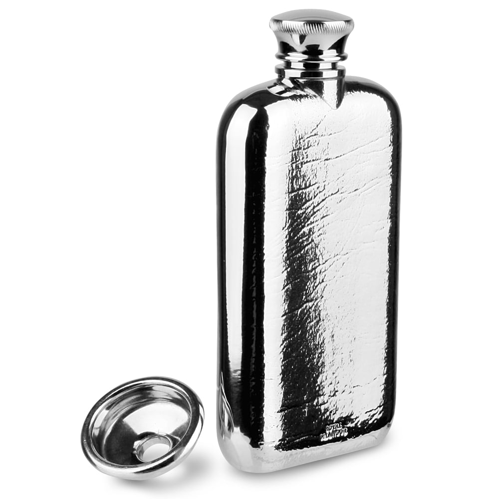 Royal Selangor Hand Finished Generic Collection Pewter Hip Flask 130ml