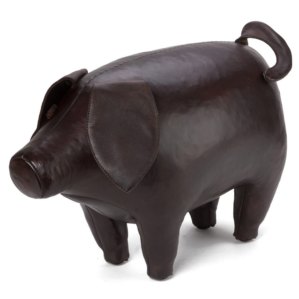NEW Omersa Standard Pig Leather Footstool eBay