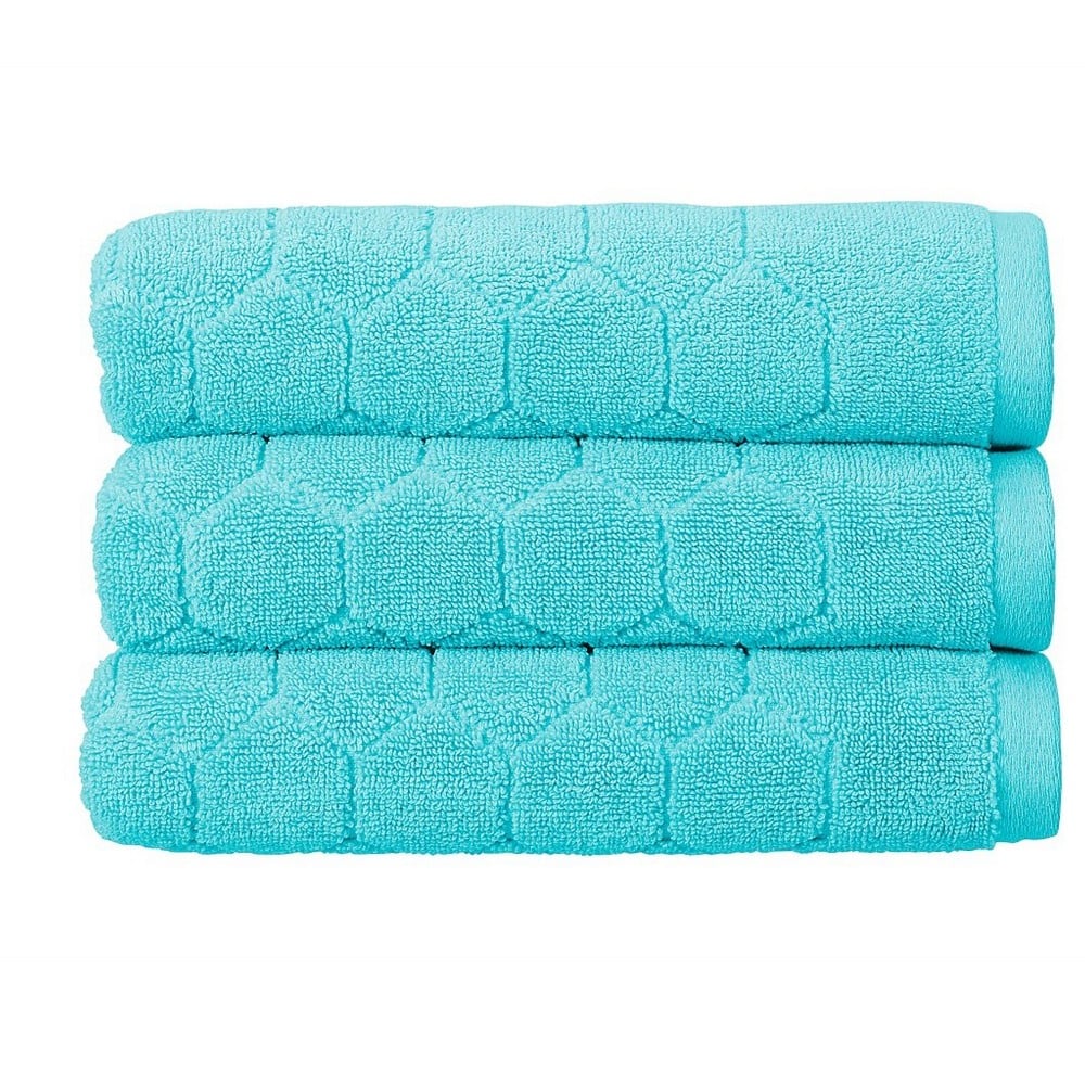 honeycomb bath towel