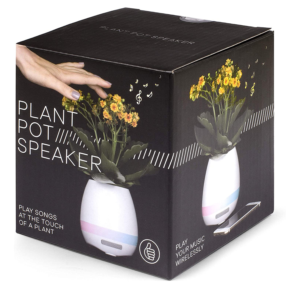 thumbs up plant pot speaker