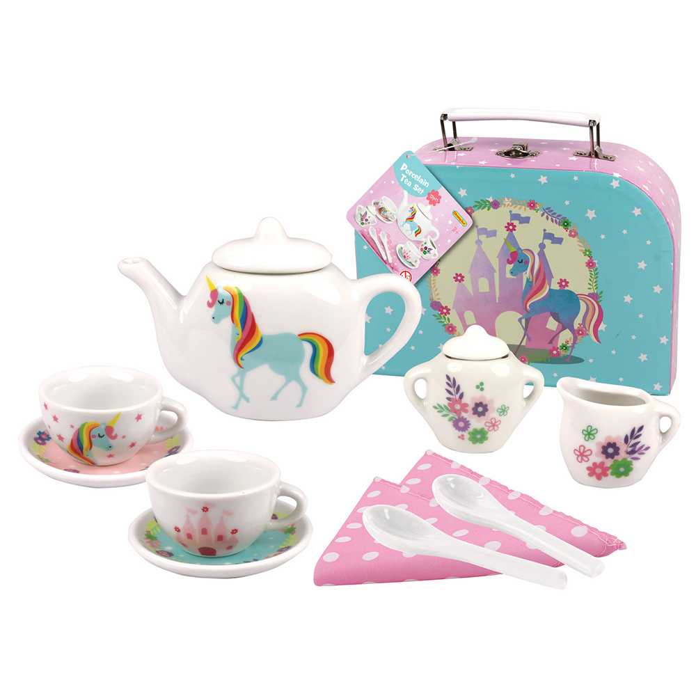 unicorn tea set