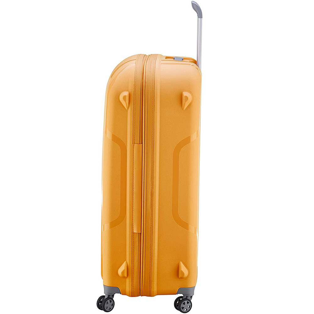 delsey yellow luggage