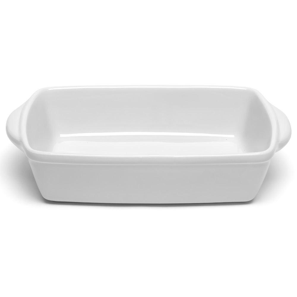 Bizzirri Medium Rectangular Baking Dish White