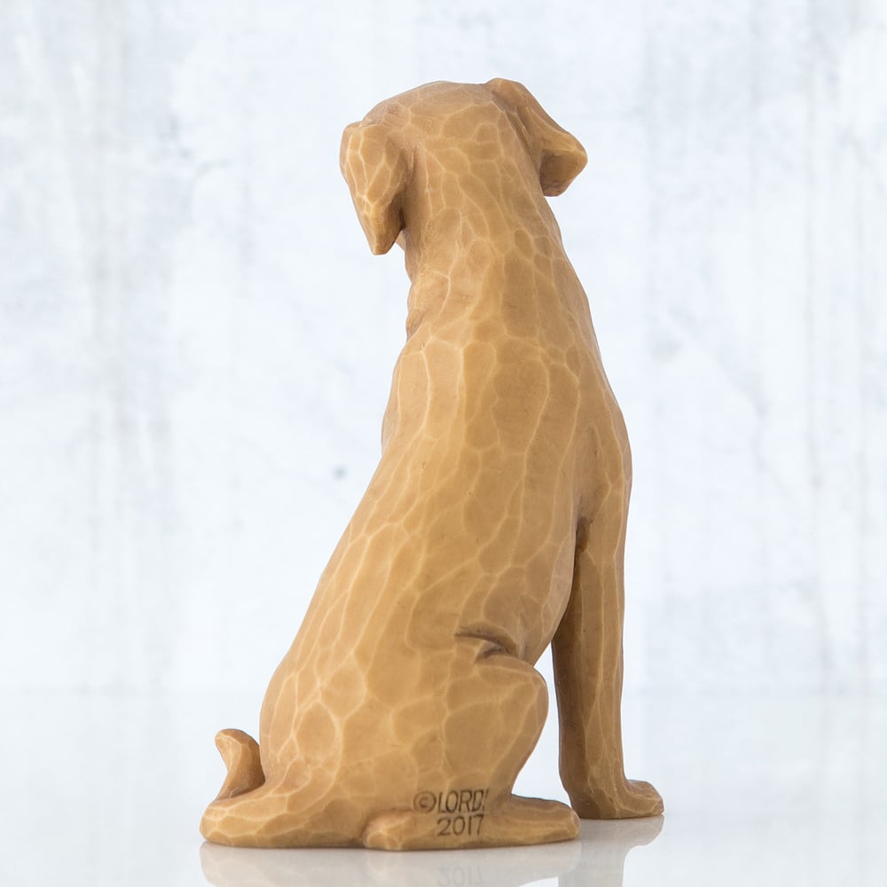 willow tree love my dog figurine