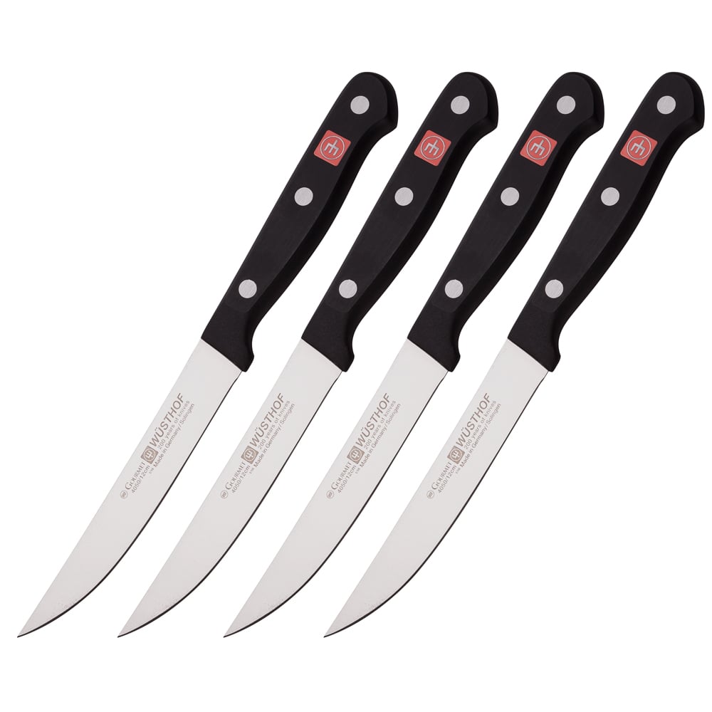 NEW Wusthof Classic Gourmet Steak Knife Set 4 Piece eBay