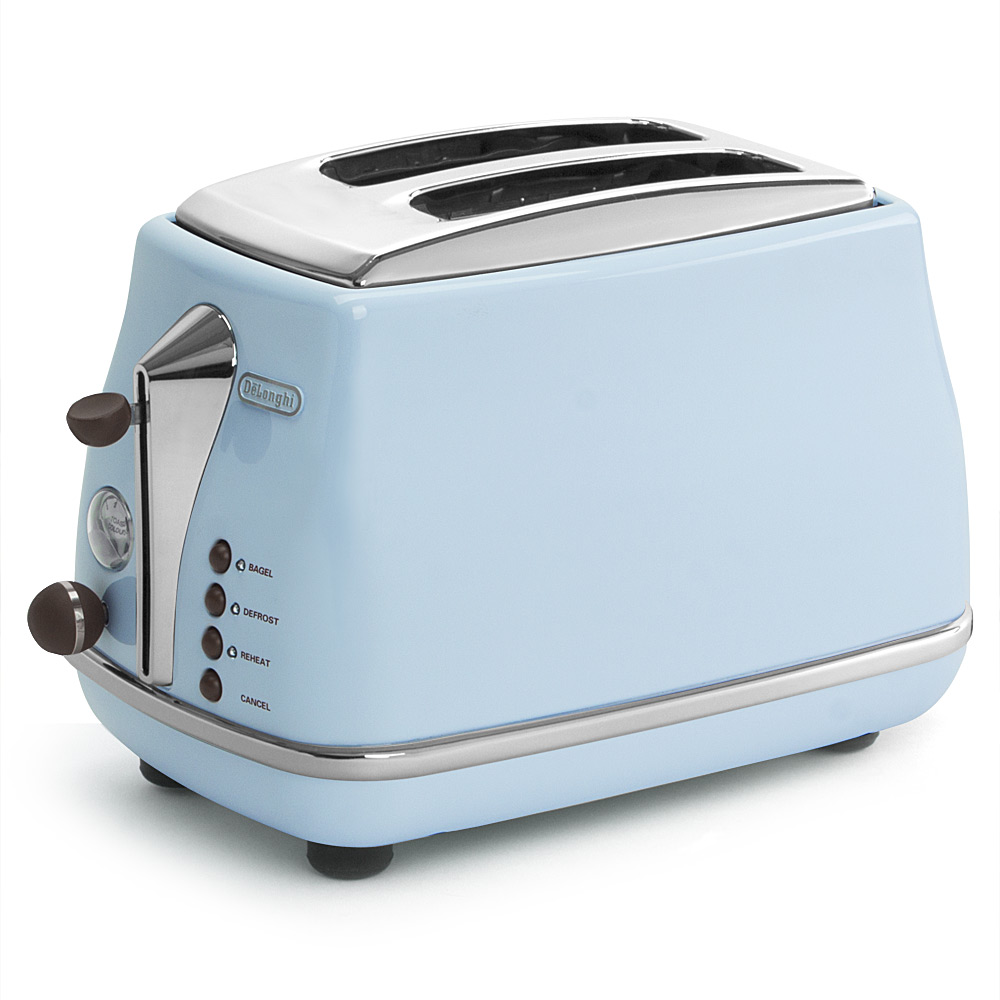 DeLonghi Icona Vintage Anita Blue Two Slice Toaster