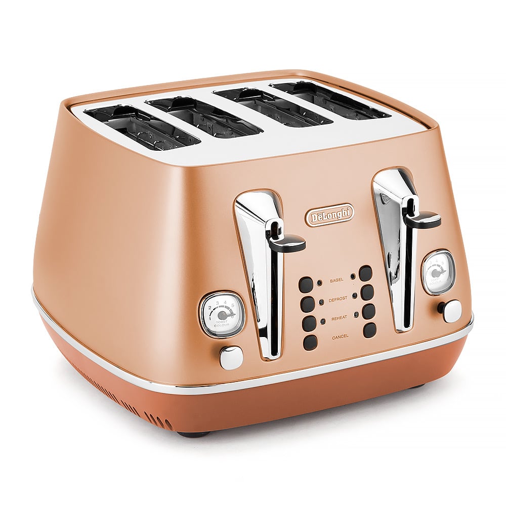 DeLonghi Distinta Copper 4 Slice Toaster Peter's of Kensington