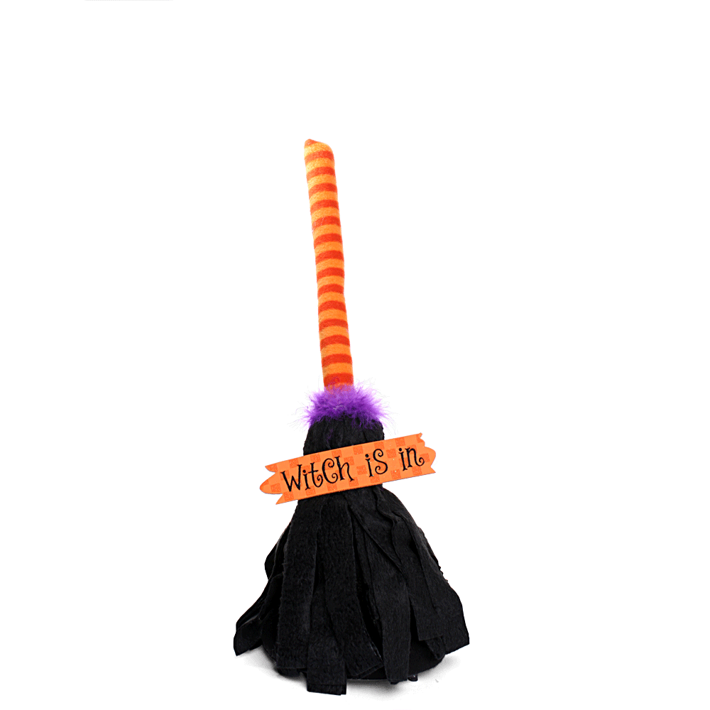 Raz Halloween Dancing and Singing Witch Broom