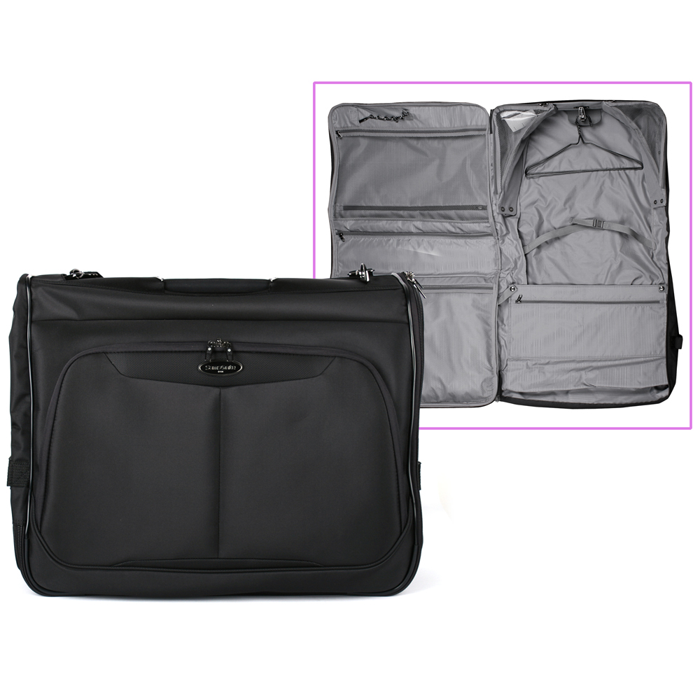 Samsonite - Ultralite 8 Black Garment Bag | Peter&#39;s of Kensington