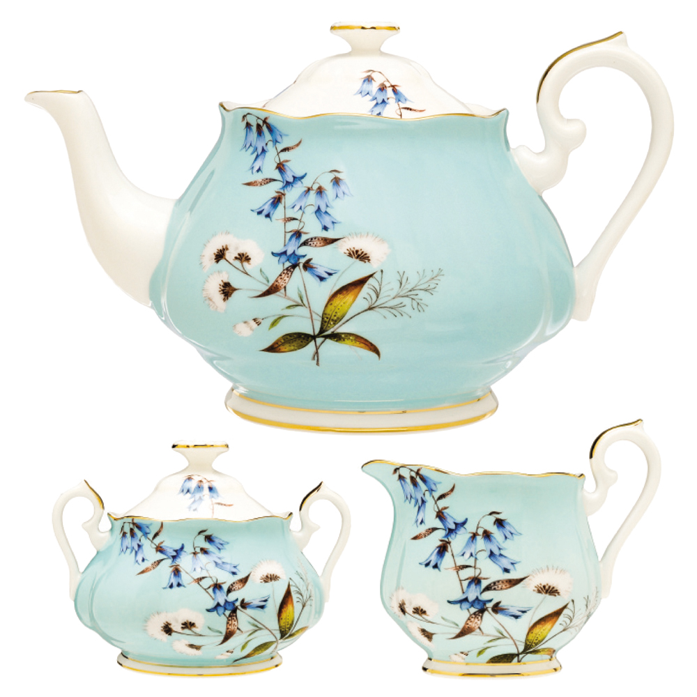 Royal Albert 100 Years 1950s Festival Teapot Set 3pce Peter's of