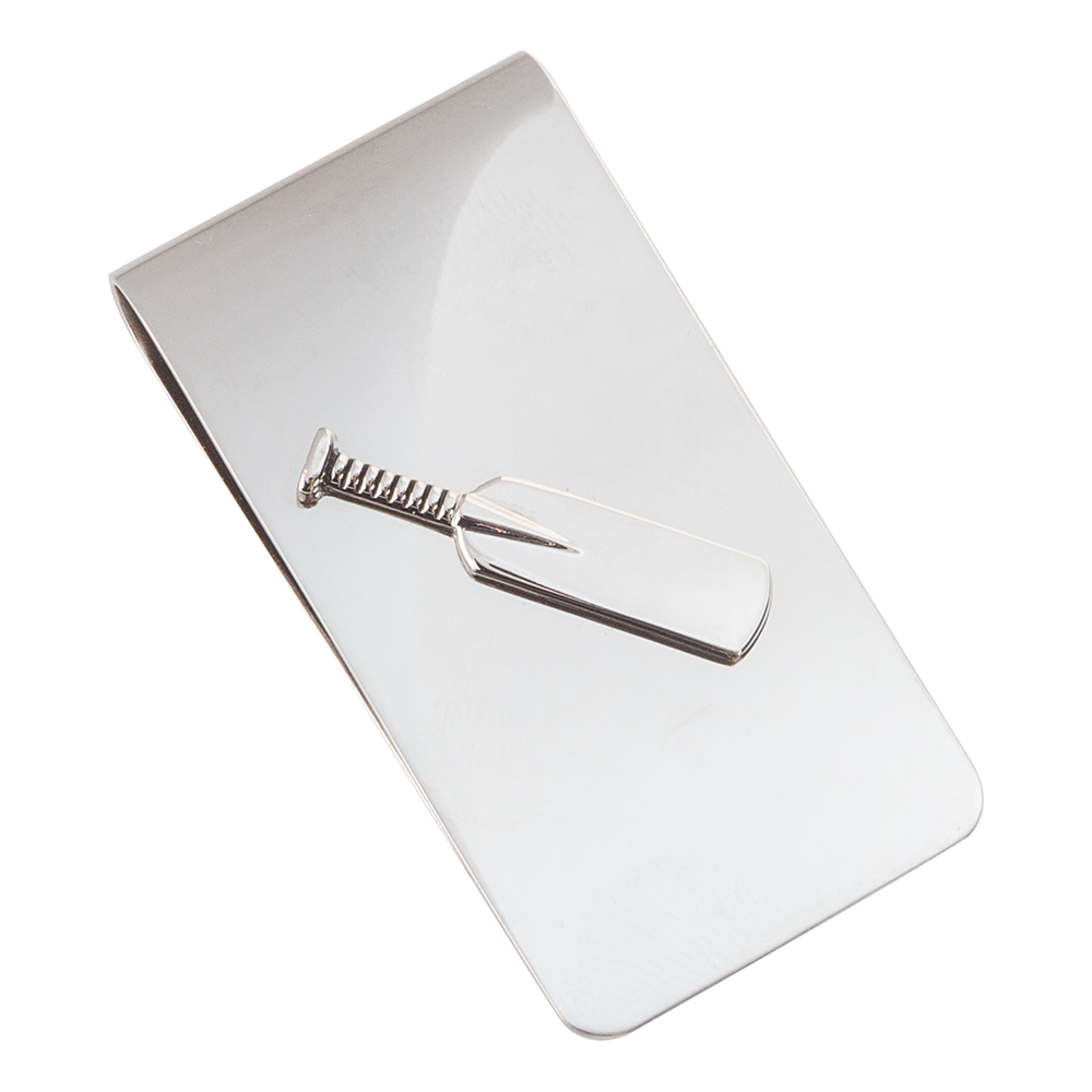 NEW Onyx-Art Cricket Rhodium Money Clip