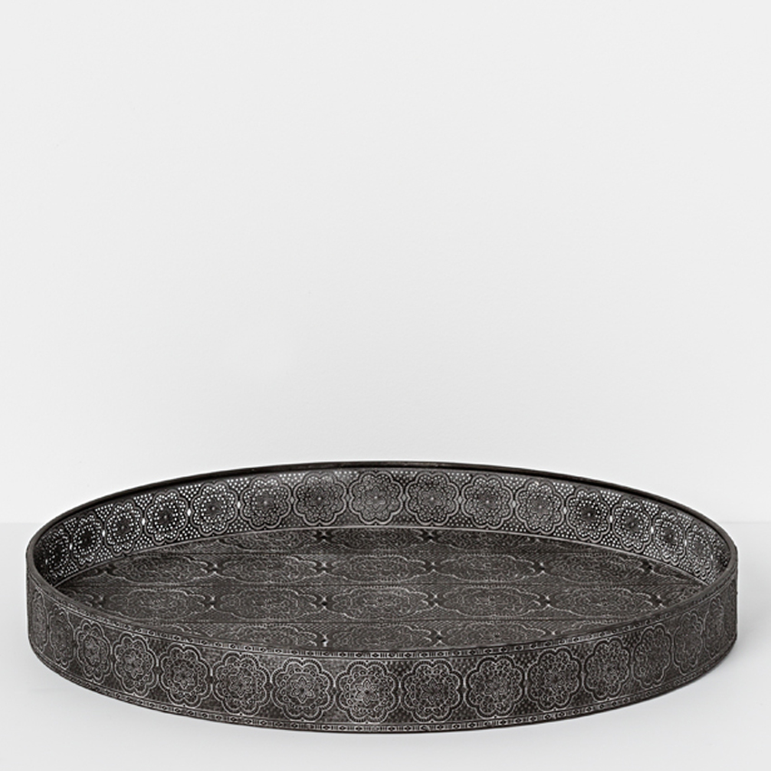 large circular tray