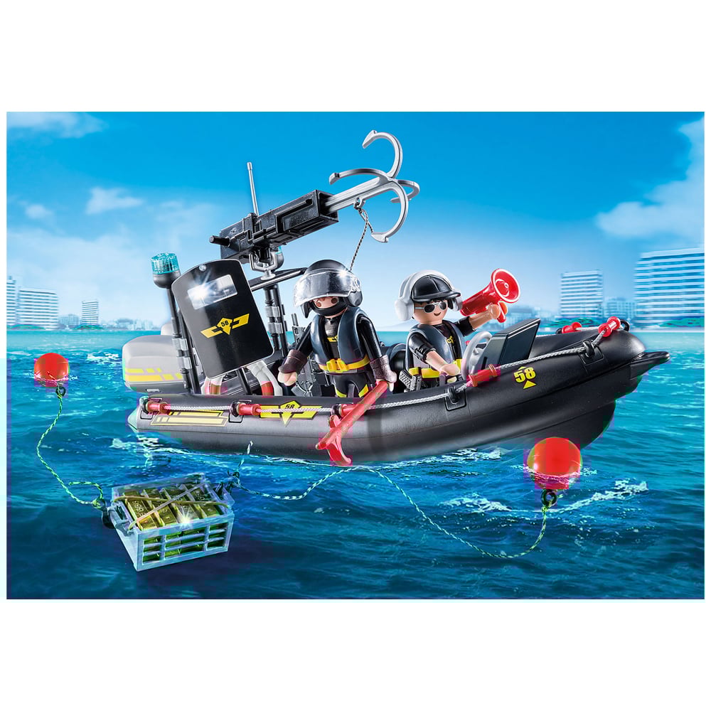 playmobil swat boat