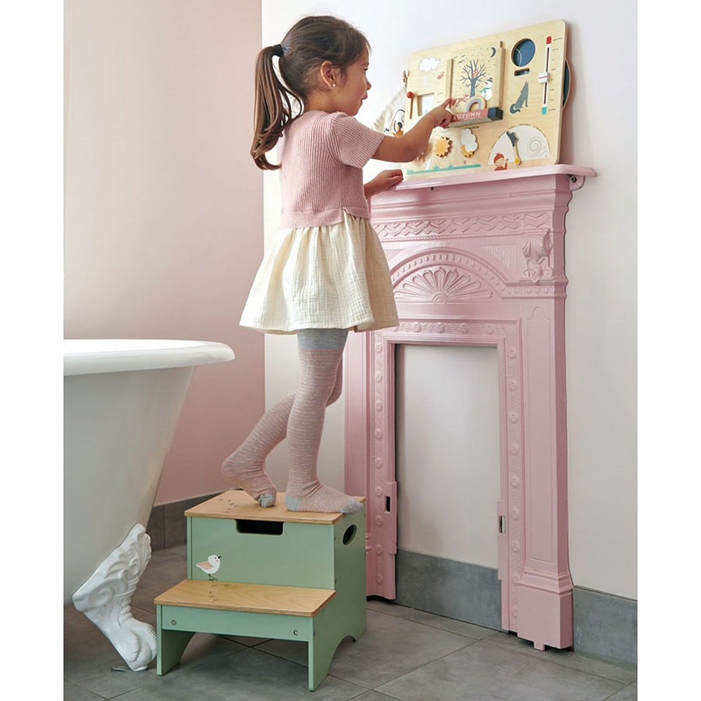 wooden weather station toy