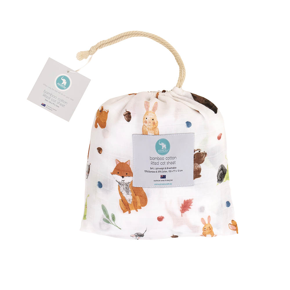 bamboo cotton cot sheets