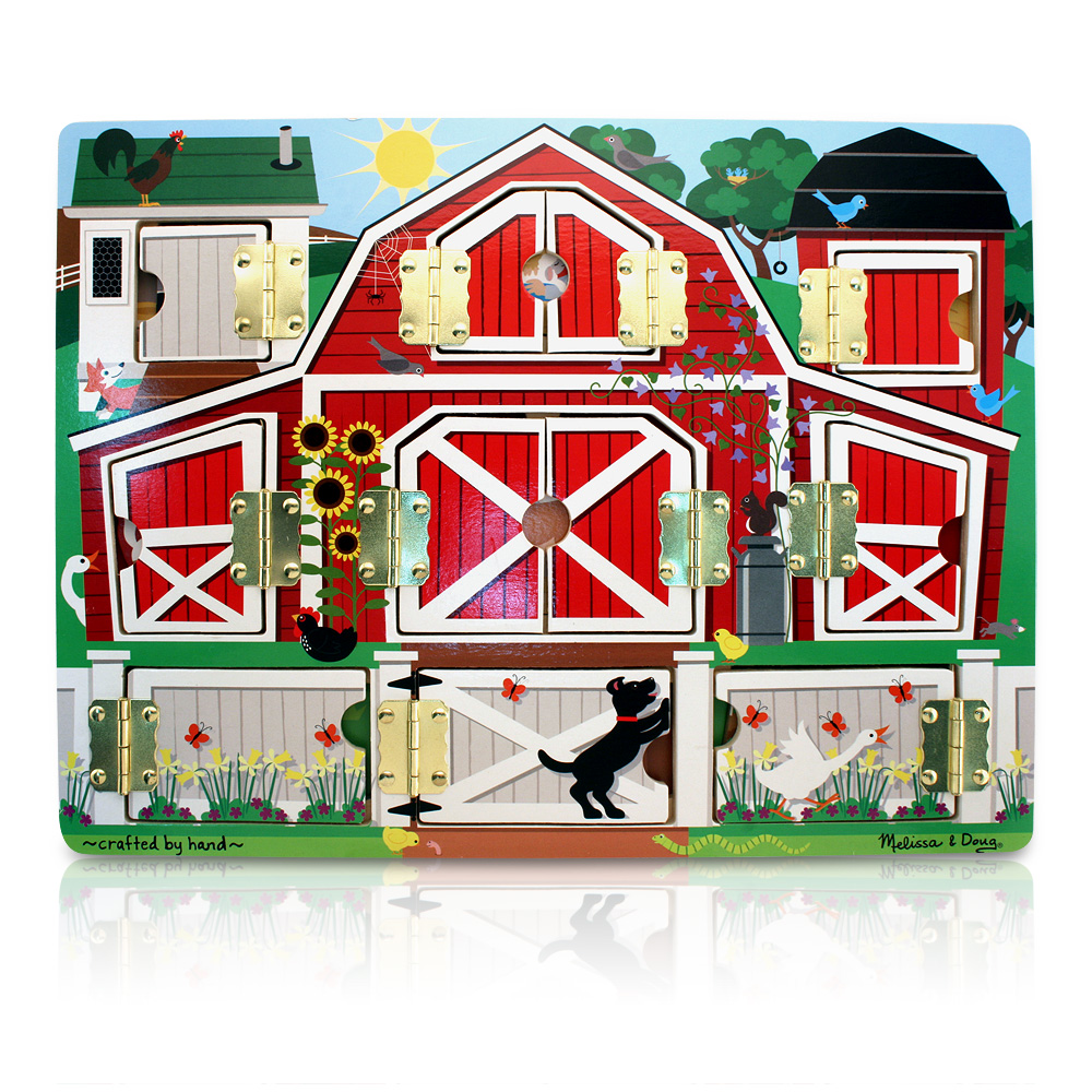 Melissa & Doug Farmyard Hide & Seek Puzzle Peter's of