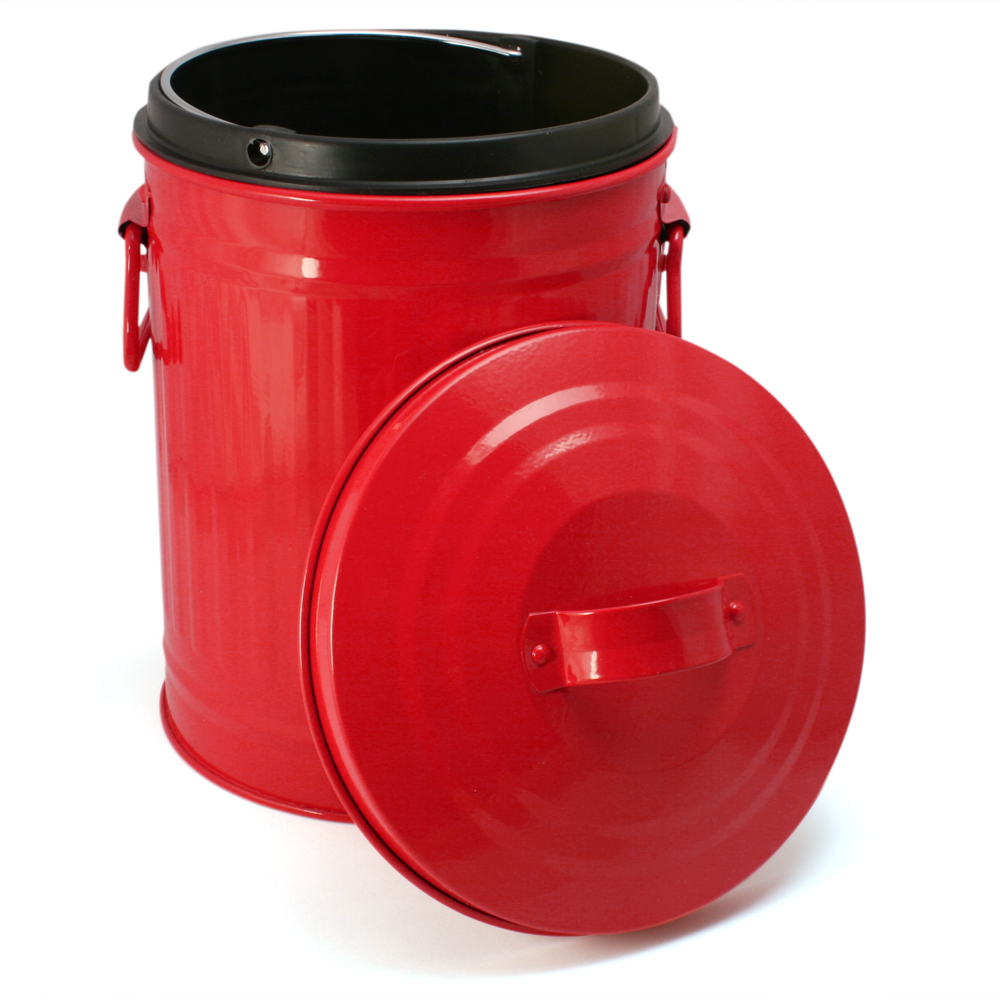 NEW Retro Kitchen Kitchen Scrap Bin Red eBay
