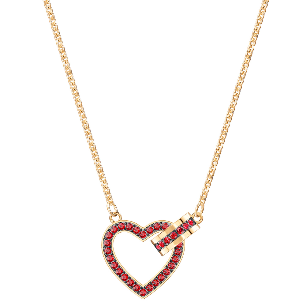 swarovski red necklace