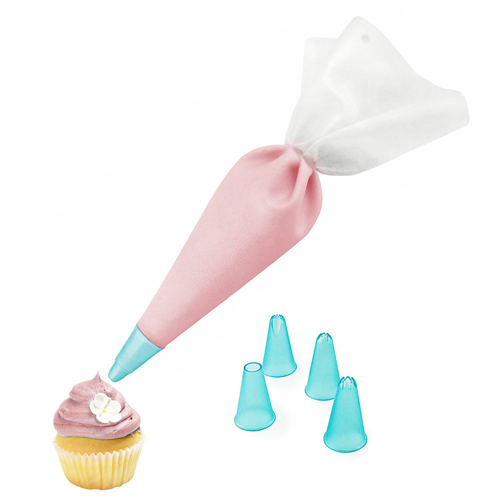 NEW Tala Silicone Piping BAG AND Nozzle SET 6PCE eBay