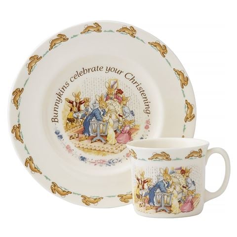 Royal Doulton - Bunnykins Nursery Christening Set 2pce