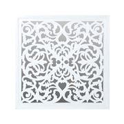 Florabelle - Lattice Mirror White 128x128cm
