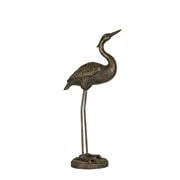 Florabelle - Bending Crane Sculpture Bronze 67cm