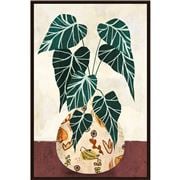 Florabelle - Alocasia Printed Canvas with Frame