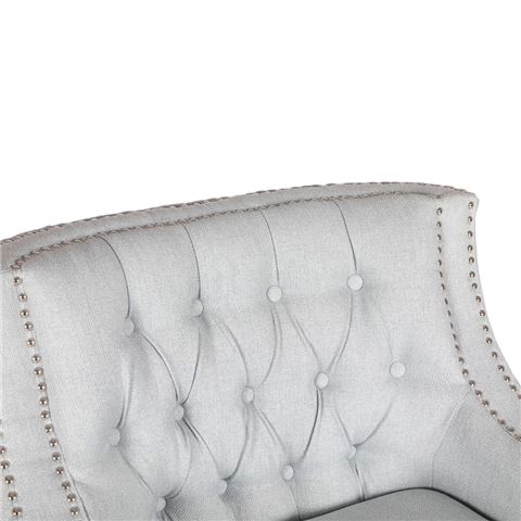 Cafe Lighting - Skyler Tufted Occasional Chair Ice Blue ...