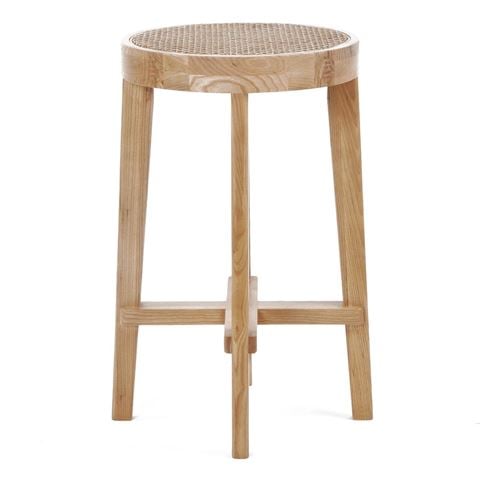 Cafe Lighting - Cape Byron Rattan Kitchen Stool Natural