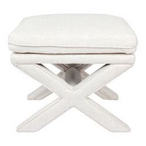 Cafe Lighting Candace Stool Natural Linen - Peter's of Kensington