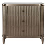 Cafe Lighting - Arielle 3 Drawer Chest Antique Gold