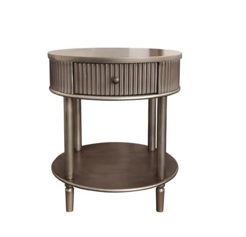 Cafe Lighting - Arielle Bedside Table Small Antique Gold