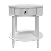 Cafe Lighting - Arielle Bedside Table Small White