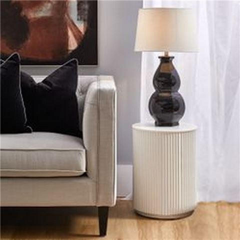 Cafe Lighting - Nomad Round Side Table White