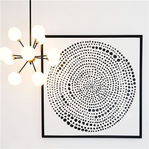 Cafe Lighting Trance Enhanced Canvas Print - Peter's of Kensington