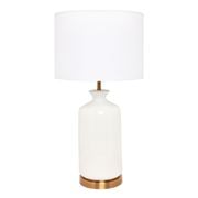 Cafe Lighting - Camille Table Lamp White Ceramic