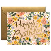 Rifle Paper Co - Floral Frame Birthday Card
