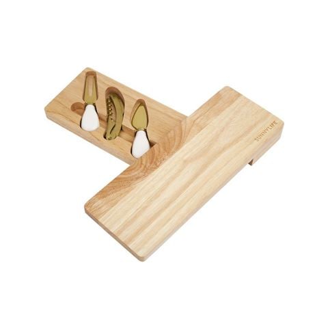 SunnyLife Travel Cheese Set Natural - Peter's of Kensington