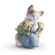 Lladro - Dreamy Kitten Cat Figurine