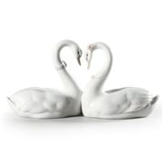 Lladro - Endless Love Swans Figurine White