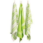 Rans - Madrid Tea Towel Lime Green Set 3pce