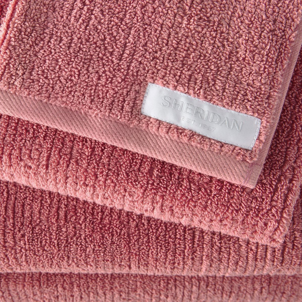 Sheridan Trenton Bath Towel Earth Rose Peter's of Kensington