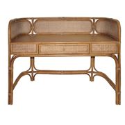 OneWorld - Cayman Rattan Desk with One Drawer