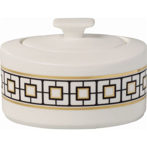Villeroy & Boch - MetroChic Signature Lidded Sugar Bowl/Jam Pot 330ml