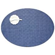 Chilewich - Bayweave Oval Placemat Blue Jean 36x49cm