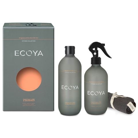 Ecoya - Kitchen Gift Set Tahitian Lime & Grapefruit 3pce