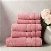 Christy - Antalya Towel Stack Deep Rose Set 5pce