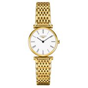 Longines - La Grande Classique WhiteDial Gold PVD Watch 24mm
