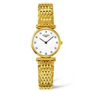 Longines - La Grande Clas. MOP Diamonds Gold Watch 24mm
