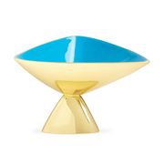 Jonathan Adler - Anvil Bowl With Turquoise Medium